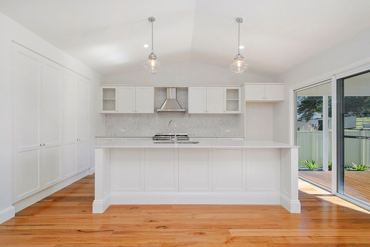 Coastal Hamptons Home, Country Style Kitchen.