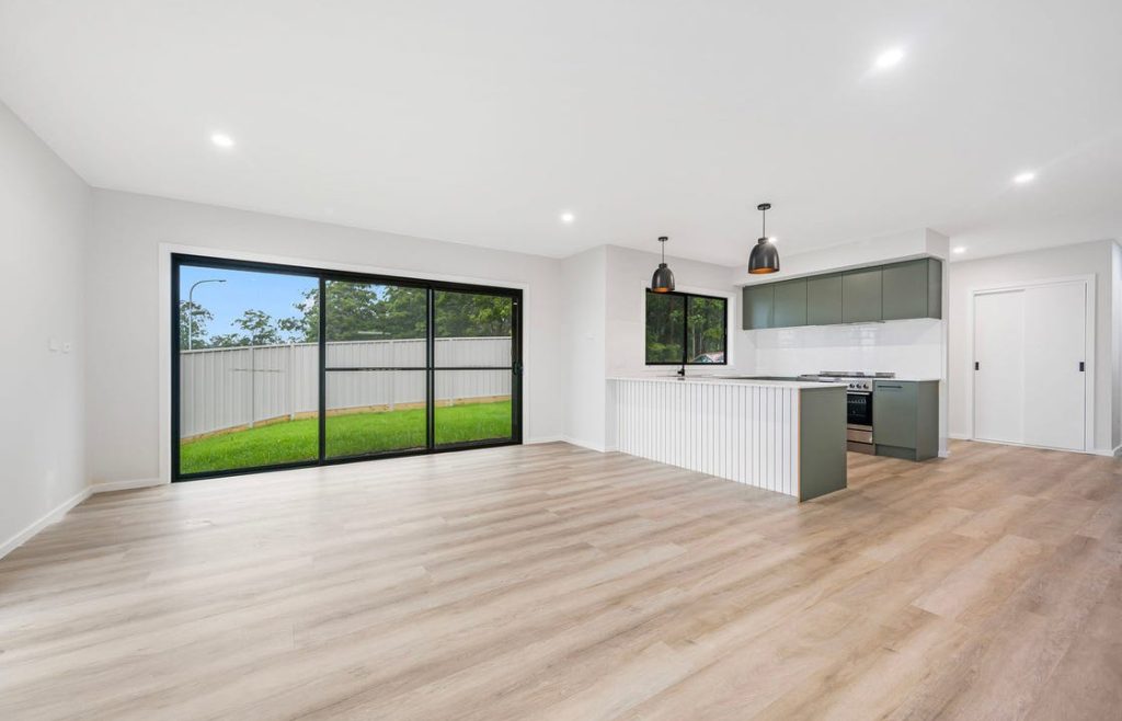Open Plan Living Area of Oxley Grove Dual Occupancy Unit 1