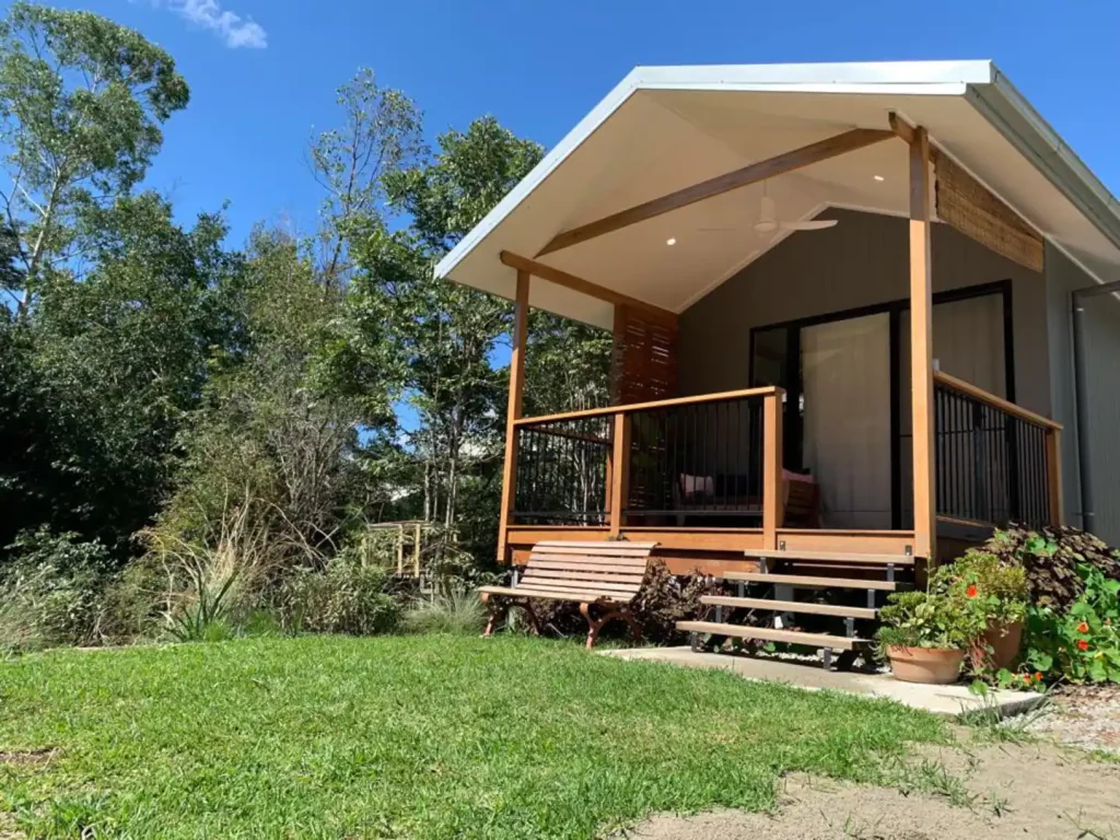 Rear Deck of Pink Door Studio