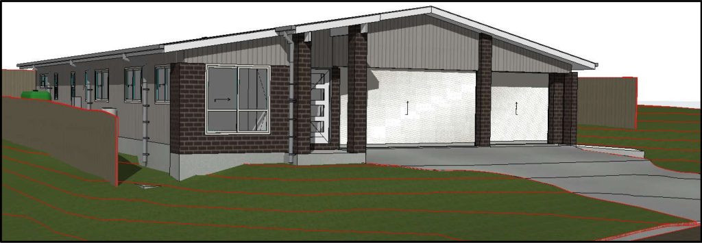 Stables Way, House & Granny Flat, Concept Rendering